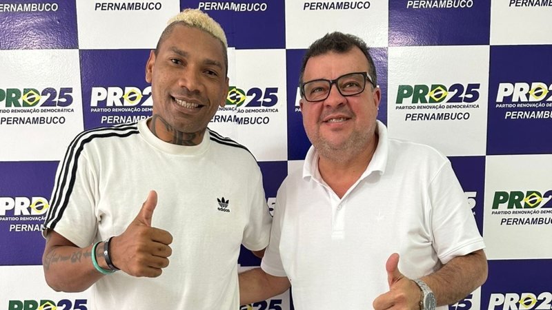 Ex-jogador do Santa Cruz, Caça Rato se filia ao PRD e entra na disputa para deputado federal