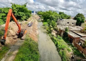 Jaboatão constrói lagoa de retenção para reduzir alagamentos na Muribeca