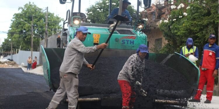 Jaboatão dos Guararapes investe R$ 1,4 milhão em obras de pavimentação em Candeias