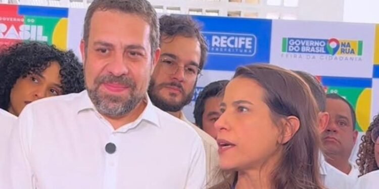 Ao lado de Boulos, Raquel Lyra defende parceria com Lula e diz que relação não depende de eleição: “vão querer nos dividir”