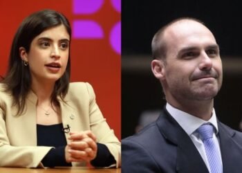 Carmen Lúcia acompanha Moraes para condenar Eduardo Bolsonaro por post contra Tabata