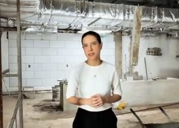 Após desabamento de teto, Raquel Lyra visita Hospital da Restauração e culpa gestões passadas
