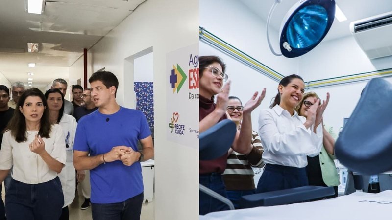 João Campos se soma a aliados para criticar saúde na gestão Raquel Lyra; gestora mostra investimentos e crítica PSB