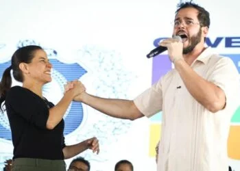 Raquel Lyra elogia Túlio Gadelha, mas evita antecipar composição da chapa majoritária