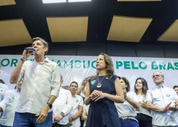 Após encontro com PP e Eduardo da Fonte, Raquel Lyra comparece com Miguel Coelho e Dueire em evento de Daniel Coelho