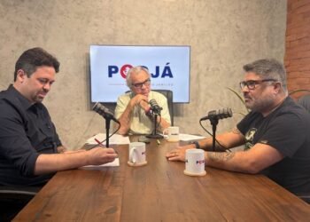Em debate no PodJá, Rinaldo Júnior e Felipe Alecrim confrontam visões sobre a gestão do Recife e o Governo do Estado