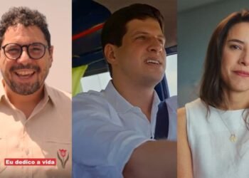 No primeiro guia, João Campos aposta em Lula e obras da PCR; Raquel Lyra faz relato pessoal e destaca feitos do governo