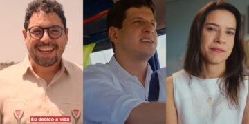 No primeiro guia, João Campos aposta em Lula e obras da PCR; Raquel Lyra faz relato pessoal e destaca feitos do governo