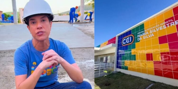 Raquel Lyra diz que entregará 100 creches até o fim do ano e 250 até 2027