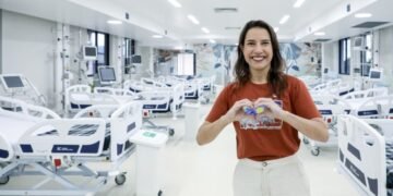 Raquel Lyra visita obras de ampliação dos hospitais Otávio de Freitas e Barão de Lucena