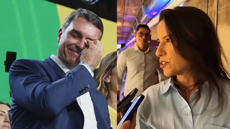 Flávio Bolsonaro presta apoio a Raquel Lyra após ataques em panfletos e nega viés político