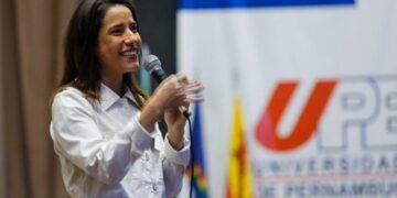 Raquel Lyra promete contratar 10 mil agentes de segurança em eventual segundo mandato