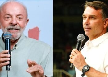 Distância entre Flávio e Lula cai de 5 para um ponto na reta final