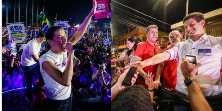 João Campos faz promessas no Cabo e Raquel Lyra defende “2º mandato ainda melhor”