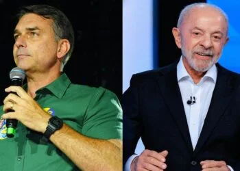 Flávio tem 51%, e Lula, 49%, em pesquisa divulgada neste sábado