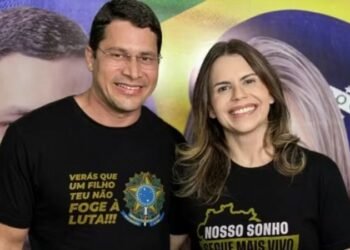 Clarissa e Júnior Tércio prometem ‘despetizar o Nordeste’ e entram na campanha de Flávio contra Lula